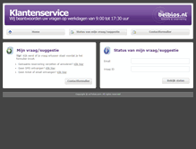 Tablet Screenshot of contact.belbios.nl